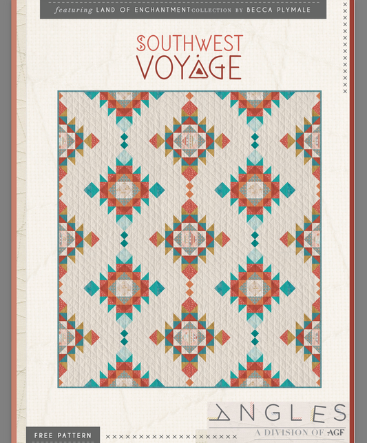 Southwest Voyage Quilt, an Art Gallery Fabrics FREE Pattern