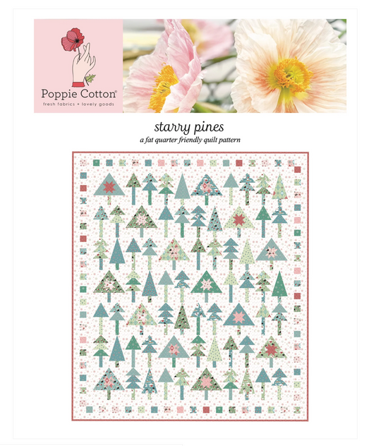 Starry Pines Quilt Pattern for Frost and Flurry, Fat Quarter Friendly, FFP25159 - Good Vibes Quilt Shop