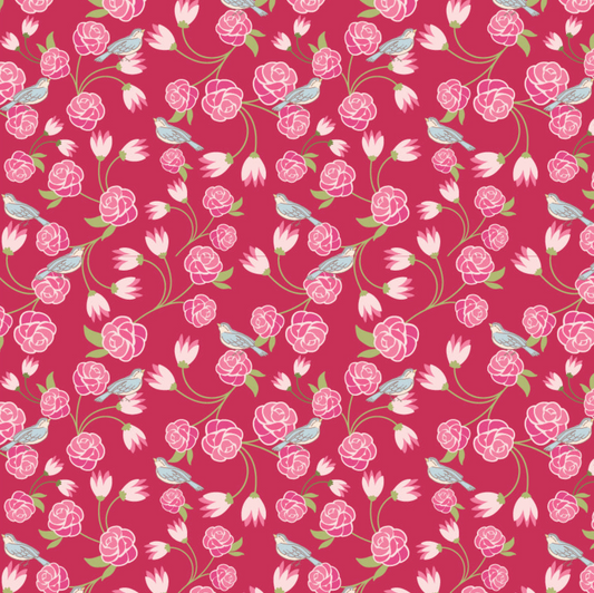 Stolen Moments, Vintage Vines Rose, SM25315 - Good Vibes Quilt Shop