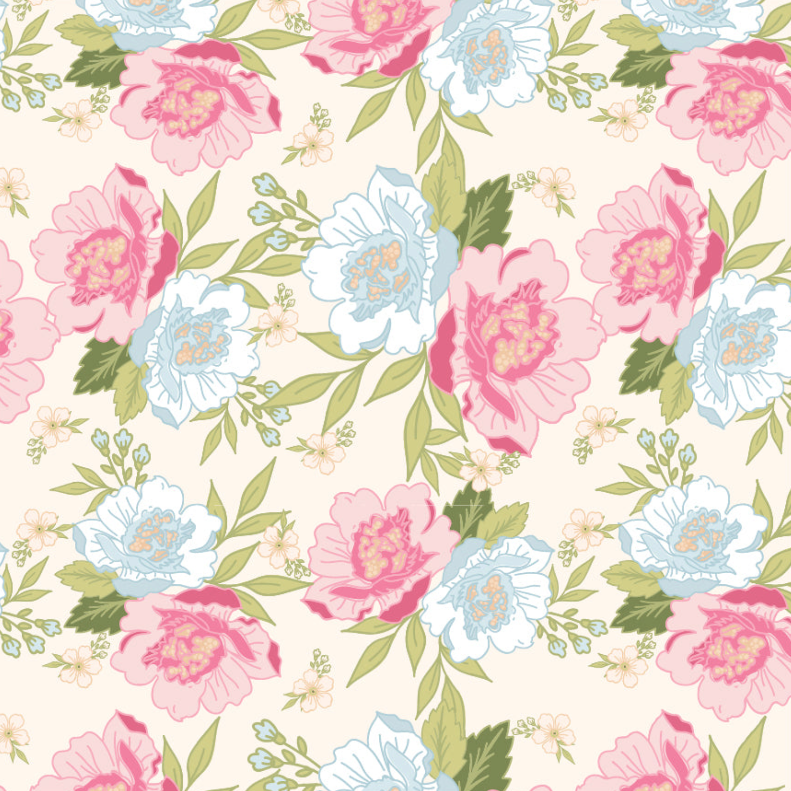 Stolen Moments Fabric by Poppie Cotton, Fat Quarter Bundle 24 prints, SM25326 - Good Vibes Quilt Shop