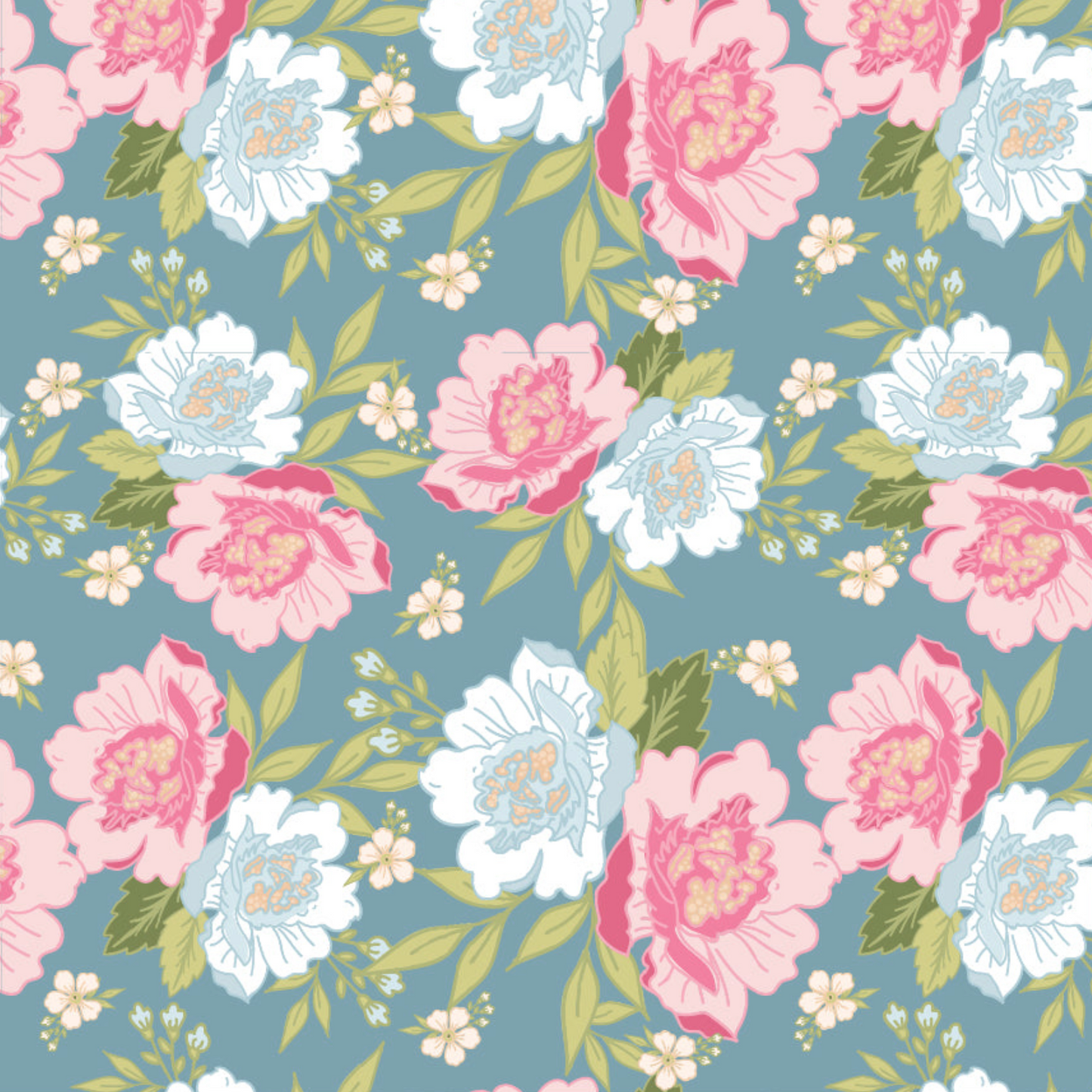 Stolen Moments Fabric by Poppie Cotton, Fat Quarter Bundle 24 prints, SM25326 - Good Vibes Quilt Shop