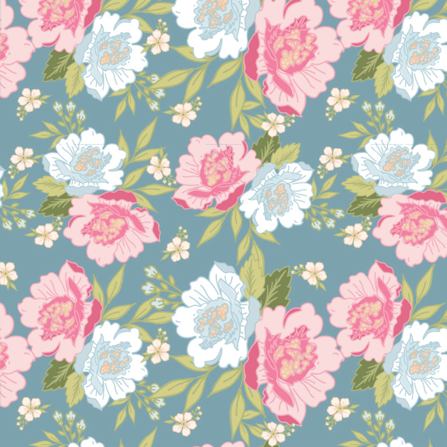 Stolen Moments Fabric by Poppie Cotton, Fat Quarter Bundle 24 prints, SM25326 - Good Vibes Quilt Shop