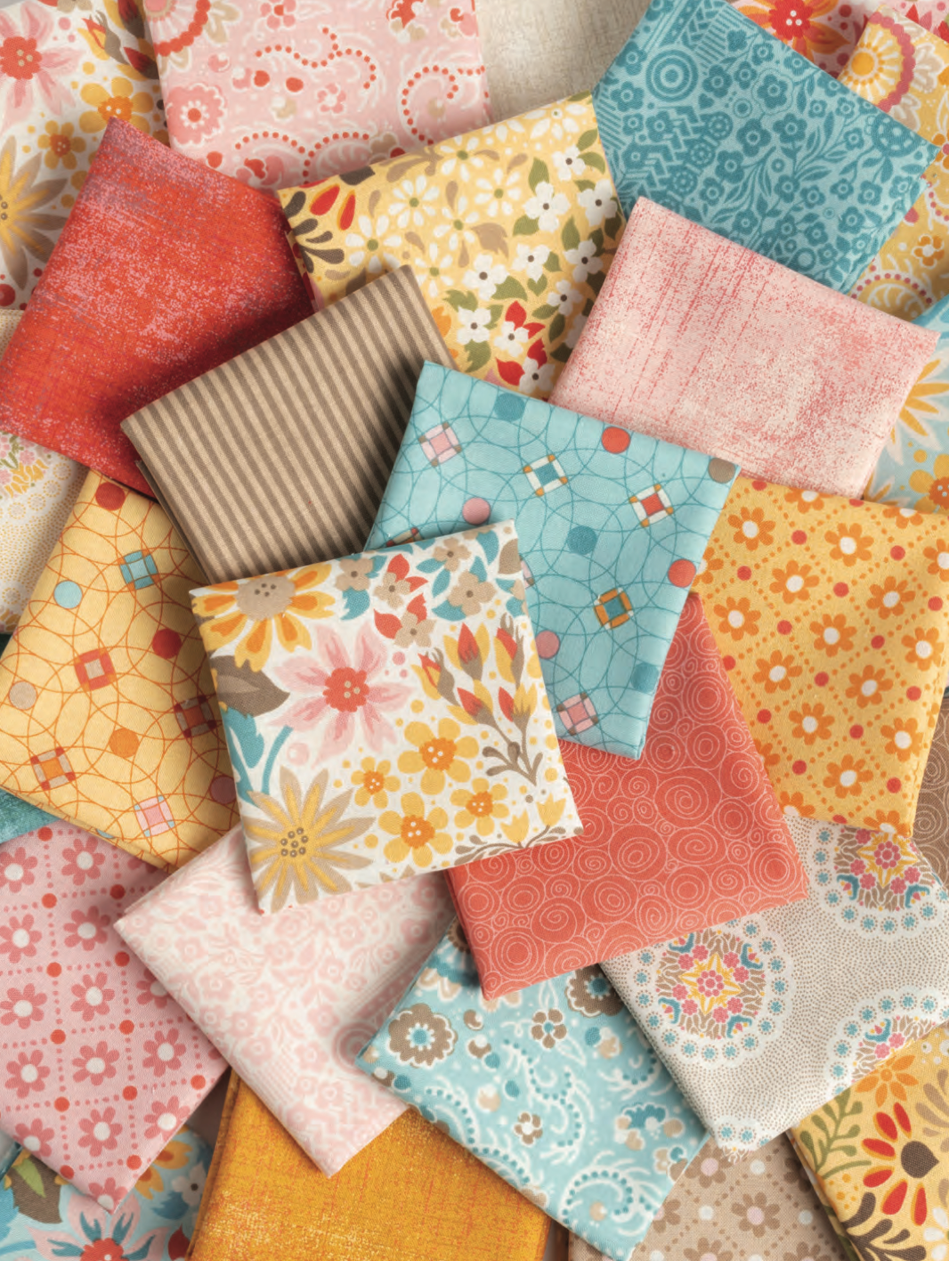 Sunday Brunch by Basic Grey, Fat Quarter Bundle, 34 skus, by Moda Fabrics