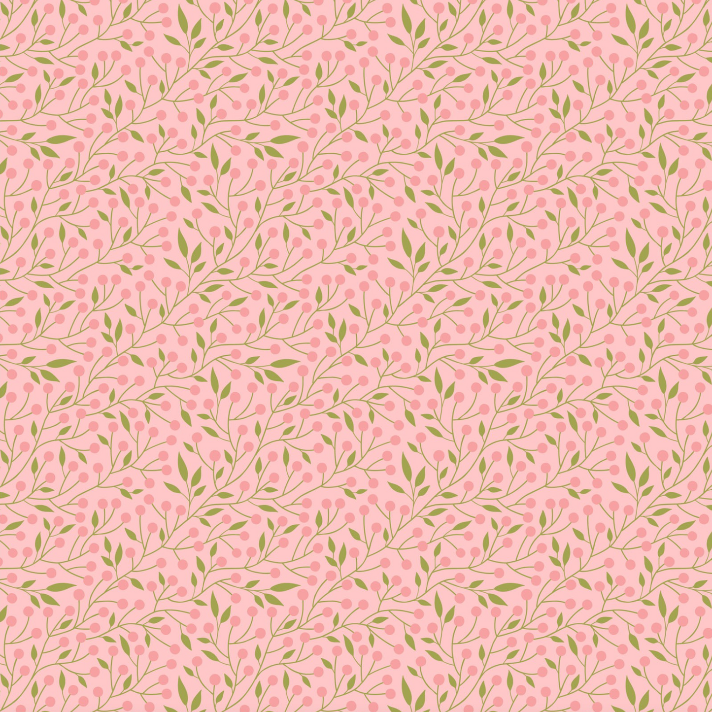 Sunshine & Chamomile, Berry Thicket, Pink, SC23506, sold by the 1/2 yard