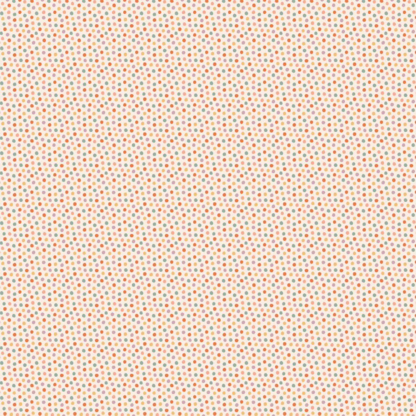 Sweet Tooth, Sugar Dots Natural, ST24314, sold by the 1/2 yard, *PREORDER!