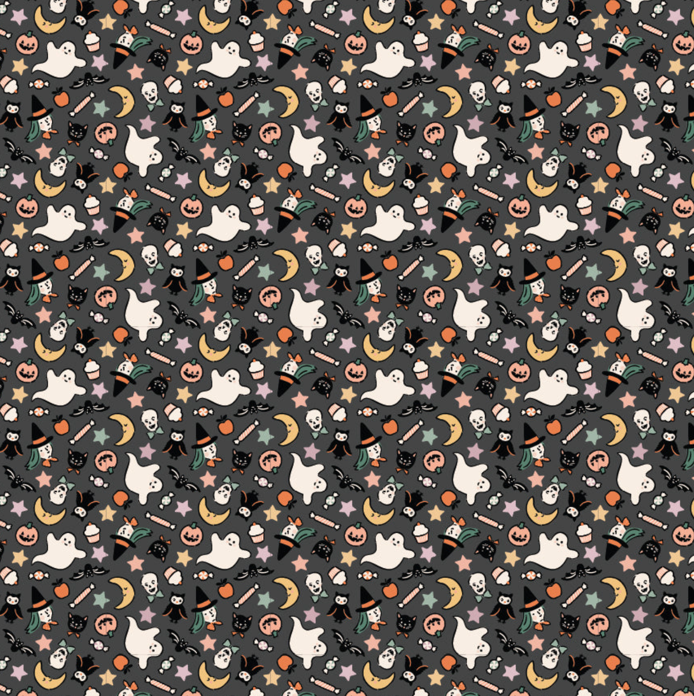 Sweet Tooth, Treats Black, ST24304, sold by the 1/2 yard, *PREORDER! - Good Vibes Quilt Shop