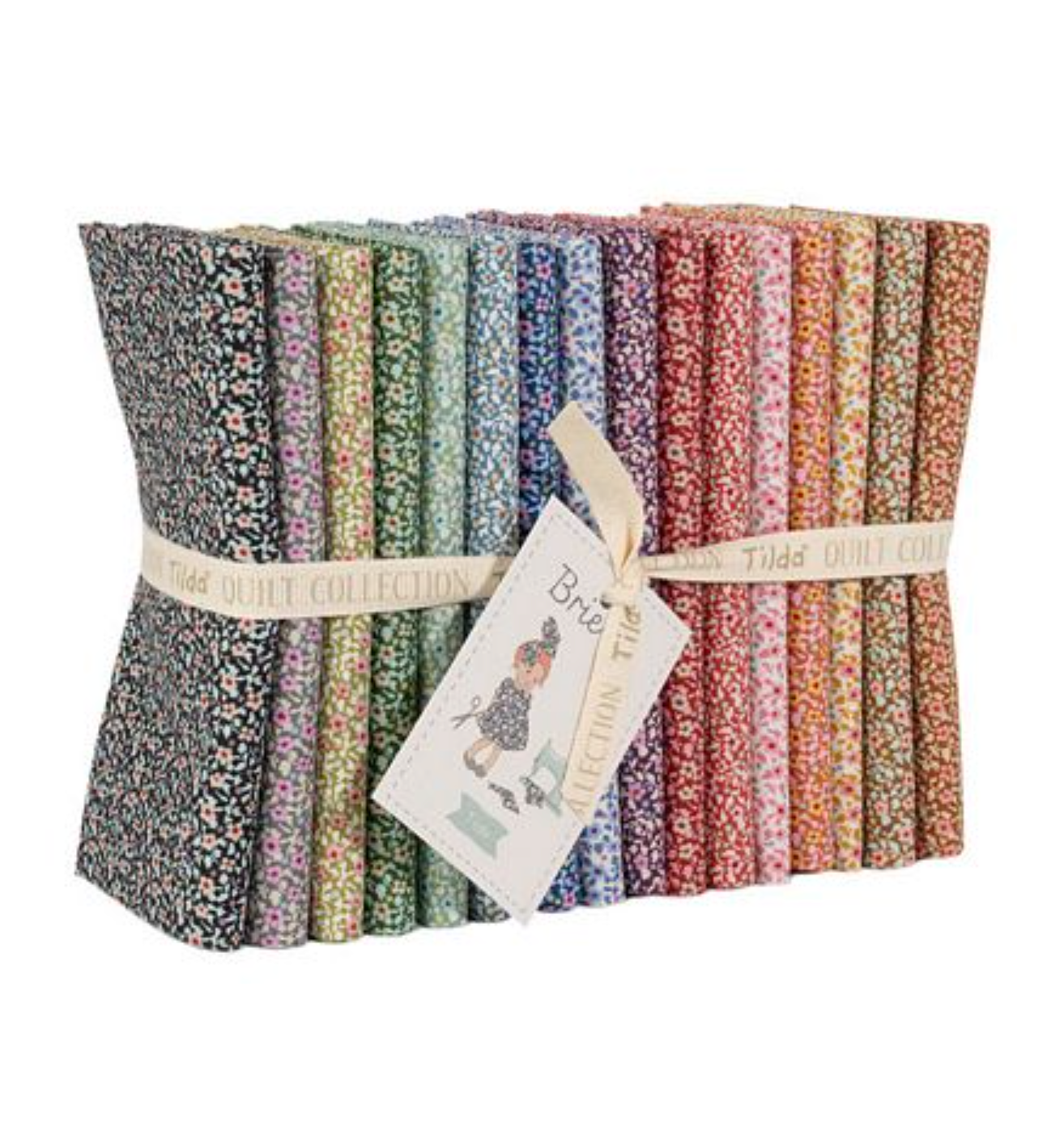 Brie Basics by Tilda Fabrics, Fat Quarter Bundle of 16 different fabrics