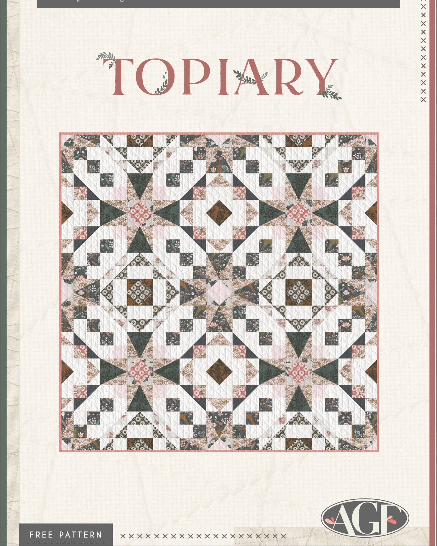 Topiary Quilt, an Art Gallery Fabrics FREE Pattern