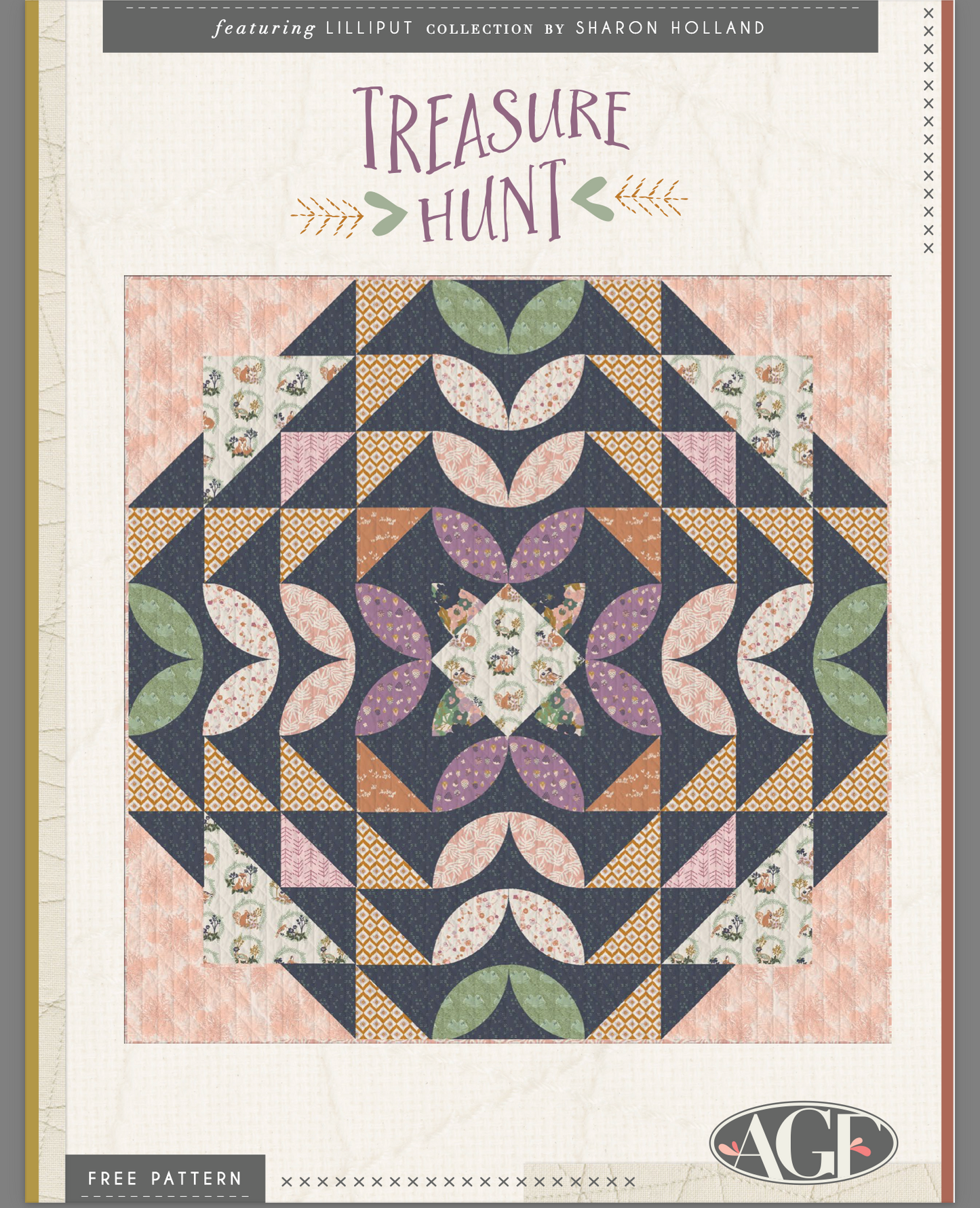 Treasure Hunt Quilt, an Art Gallery Fabrics FREE Pattern