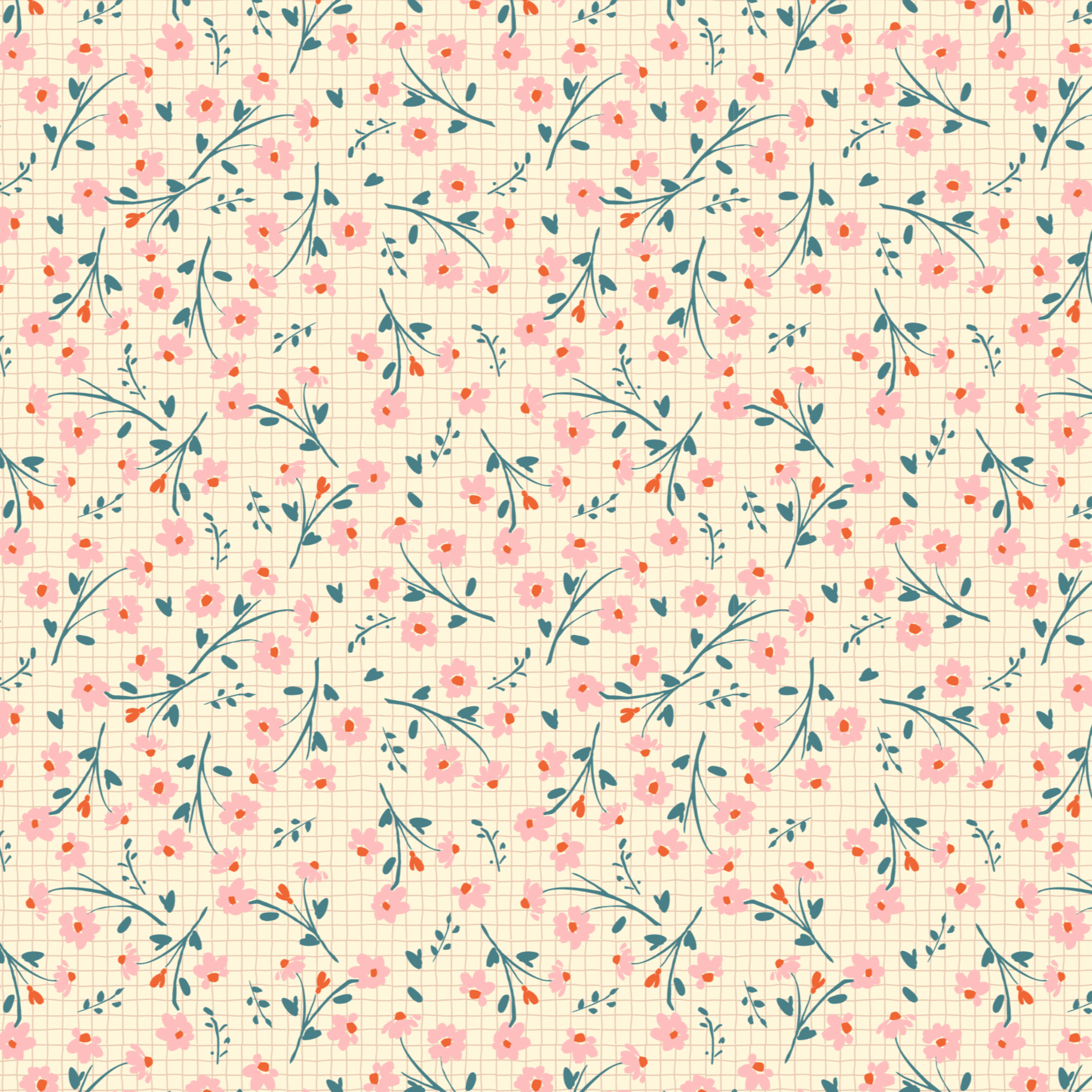 Treasured Threads TT23706 Dottie Natural, sold by 1/2 yard - Good Vibes Quilt Shop