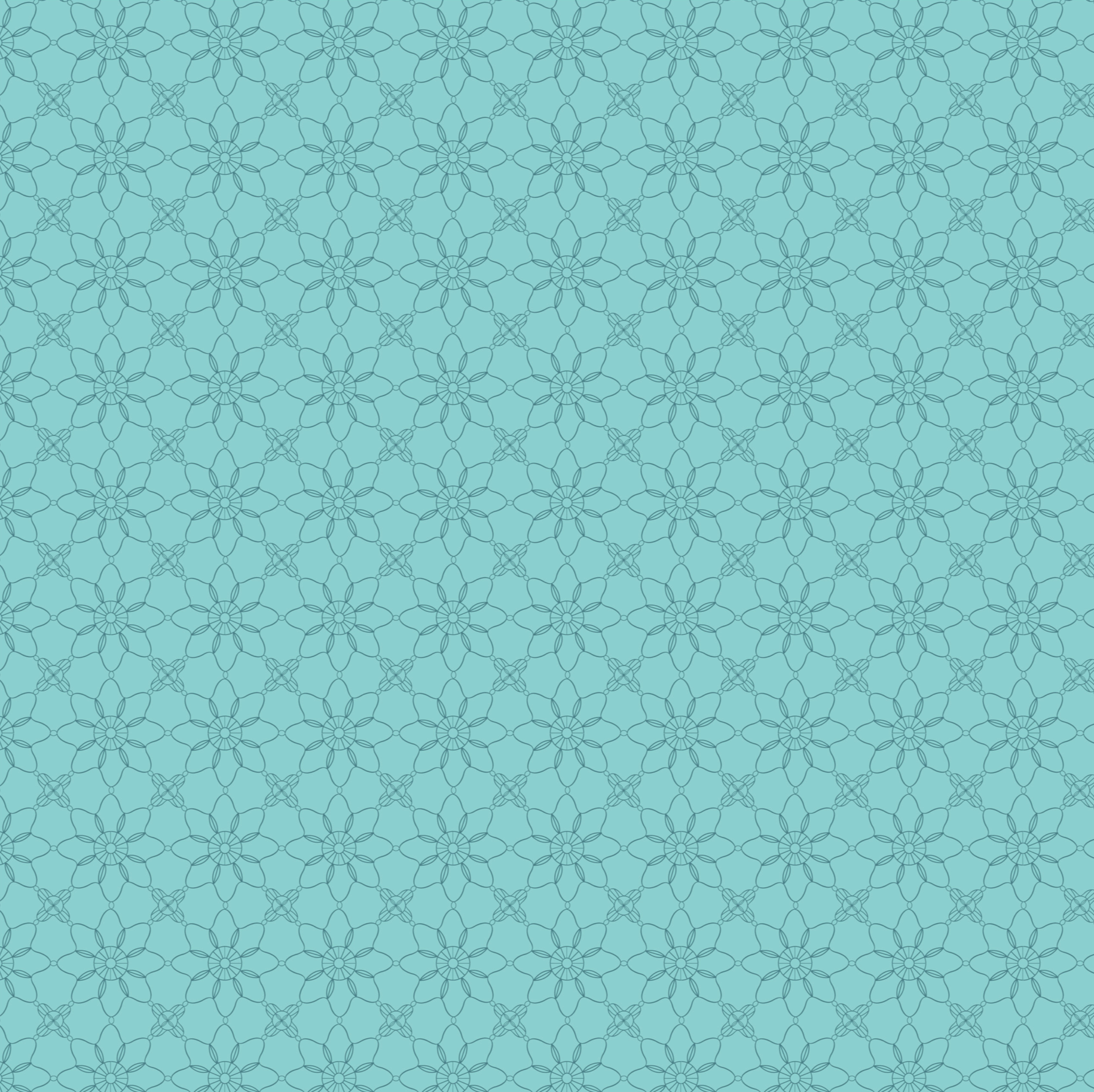 Treasured Threads TT23713 Granny Teal, sold by 1/2 yard - Good Vibes Quilt Shop