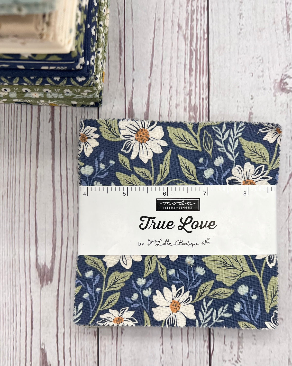 True Love Charm Pack by Lella Boutique for Moda Fabrics | 5" Stacker 42 Pieces | 5260PP