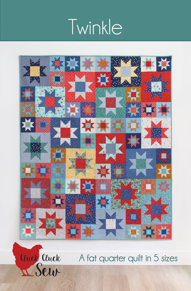 Twinkle quilt pattern by Cluck Cluck Sew CCS 221 front cover