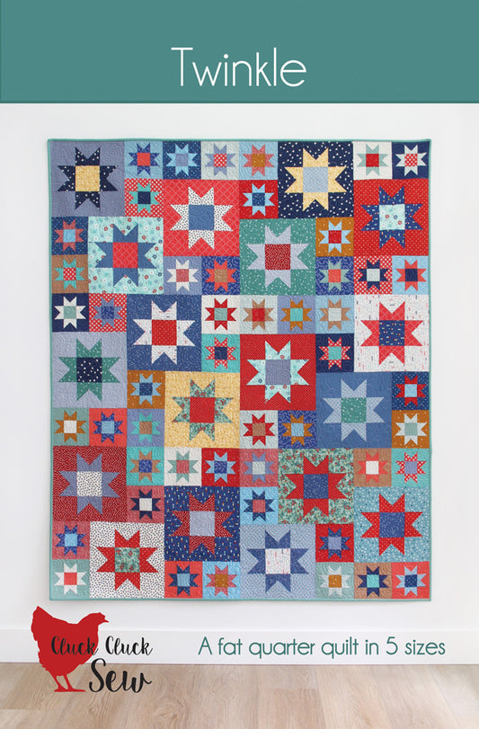 Twinkle quilt pattern by Cluck Cluck Sew CCS 221 front cover