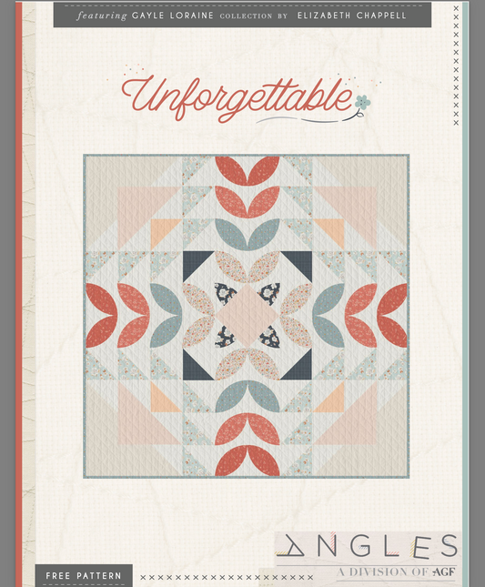 Unforgettable Quilt, an Art Gallery Fabrics FREE Pattern