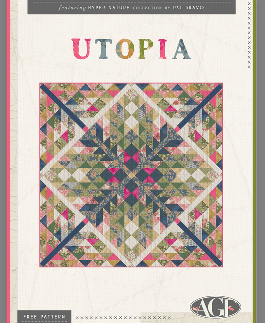 Utopia Quilt, an Art Gallery Fabrics FREE Pattern