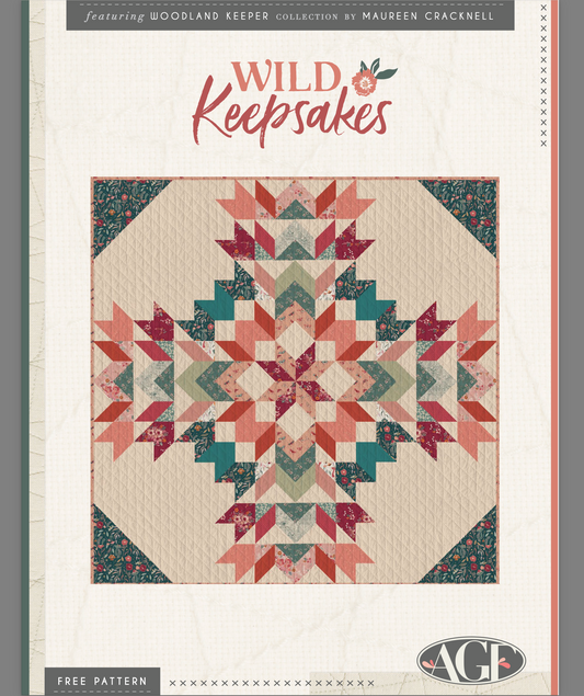 Wild Keepsakes Quilt, an Art Gallery Fabrics FREE Pattern