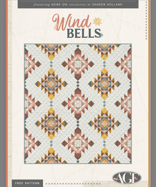 Wind Bells Quilt, an Art Gallery Fabrics FREE Pattern