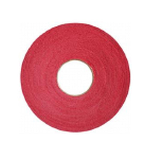 Red Blooming Bias 5/8-inch by 40 yards from Chenille-It, a soft and flexible fabric bias for sewing and craft projects.