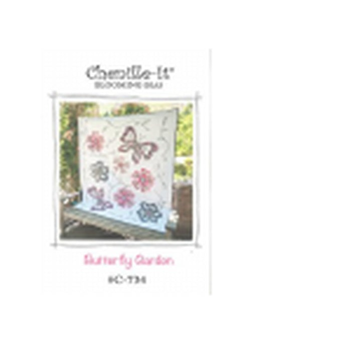 Butterfly Garden Chenille-It quilt pattern C734