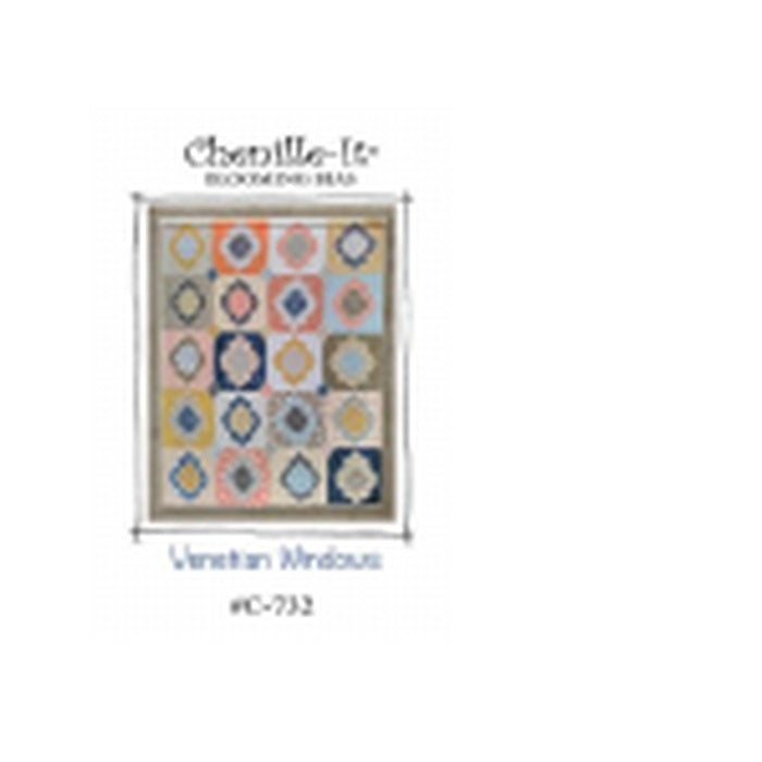 Venetian Windows Chenille-It quilt pattern C732