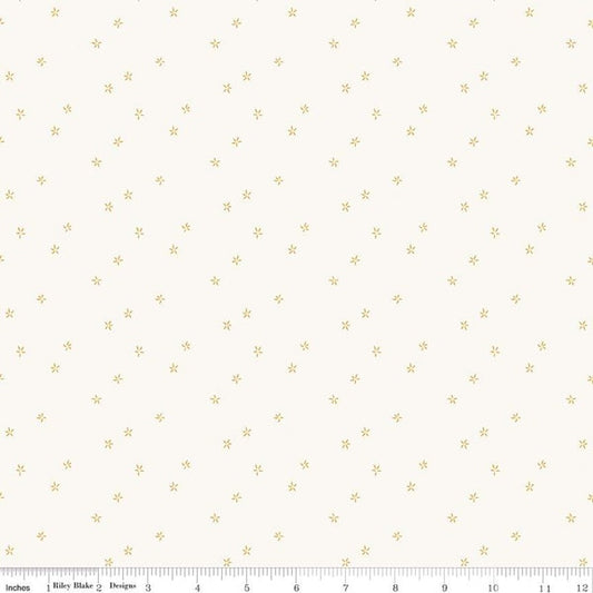 Riley Blake Hush Hush 5 Plumeria quilting cotton fabric with a floral plumeria pattern in soft purple and white.