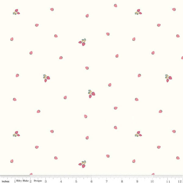 Hush Hush 5 Bitty Berries fabric by Riley Blake Designs C16944-BERRIES