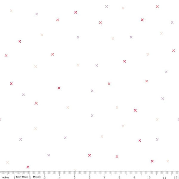 Hush Hush 5 Don't Cross Me fabric by Riley Blake Designs C16945-CROSS
