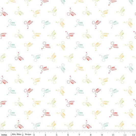Riley Blake Hush Hush 5 Pretty Pressers quilting cotton fabric with colorful, intricate floral and geometric patterns.